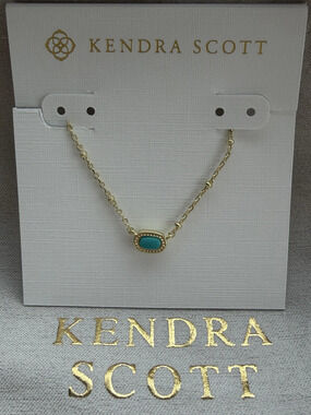 Kendra Scot Blue Pendant Necklace